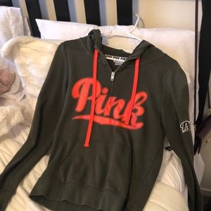 PINK Victoria Secret zip up huddie